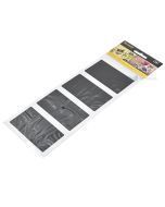 Melnas kvadrātveida uzlīmes aprakstāmas ar krītu 80x47mm, 8gb./iepakojumā