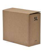 Gofrētā kartona kaste bag-in-box maisiem 260x110x210mm 5L