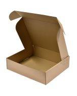 Corrugated carton box with lid 400x350x110mm