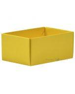 Yellow bottom for carton box 102x65x46mm S