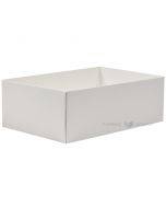 Champagne white carton box  bottom 340x220x115mm XL