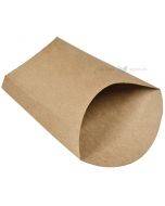 Brown fries carton 13,5x4x12,6cm, 50pcs/pack