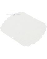 Balta pamatne kūku kastei 250x250mm, 25gb./iepakojumā
