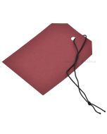 Bordeaux carton label with string 70x50mm, 50pcs/pack
