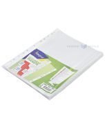Document pockets U-pocket A4 bindable Forpus, 100pcs/pack