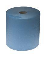 2-slāņu papīra dvielis Bulkysoft blue 26cm plats, 304m/rullī