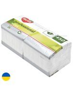 White 1-layered napkin Ruta professional 24x24cm, 450pcs/pack