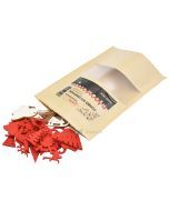 Wooden and red felt Christmas ornaments Spira Mini