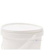 White lid for 3000ml / 3L bucket with diameter 195mm