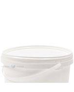 White lid for 5000ml / 5L bucket with diameter 220mm