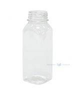 Kvadrātveida PET pudele bez korķa 250ml / 0,25L diametrs 38mm