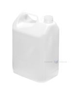 White plastic canister without corc (38mm) 5000ml / 5L