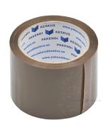 Brown packaging tape 76mm wide acrylic, 66m/roll