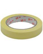 Masking tape with strong glue 19mm wide +60C, 50m/roll