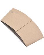 Brown carton coffee cup holder diam. 79,5mm height 55mm for 250ml cup, 50pcs/pack