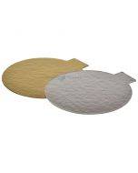 Golden-silver torte stand diam. 9cm, 50pcs/pack