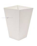White popcorn box 127x127mm height 206mm 2500ml, 20pcs/pack