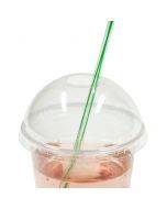 Transparent rounded lid for 300ml and 400ml drinking cup PET, 50pcs/pack