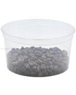 Caurspīdīgs atkārtoti izmantojams trauks pārtikai bez vāka PP 500ml diam. 125mm, 50gb./iepakojumā