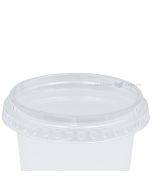 Transparent PET lid for food cup diam. 95mm, 50pcs/pack