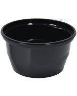 Black PP soup cup 460ml with diameter 12,7cm, 50pcs/pack