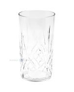 Atkārtoti lietojama plastmasas, depozīta,  glāze Crystal 600ml SAN 500x mazgājama trauku mašīnā