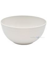 Reusable light grey plastic salad bowl 2000ml 20cm PP 125x machine washable