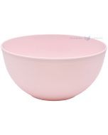 Daudzkārt izmantojams gaiši rozā plastikāta salātu bļoda 3350ml 23,5cm PP 125x mazgāšanas reizes trauku mazgājamā mašīnā