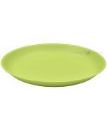 Reusable green plastic plate 20,8cm PP 125x machine washable