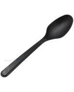 Reusable black coffee spoon 15cm PP 125x machine washable, 100pcs/pack