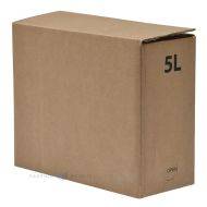 Коробка  из гофрокартона 260x110x210мм для пакетов bag-in-box объёмом 5л