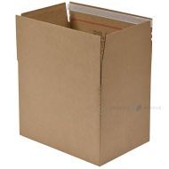 Gofrētā kartona kaste ar līmes un atvēršanas sloksni un dažādiem augstumiem 304x216x220-130mm
