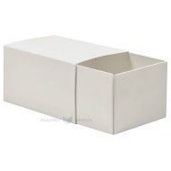 White slider box BOTTOM 110x80x65mm