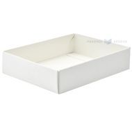 White bottom for slider box 110x80x25mm