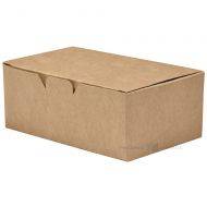 Brūna kartona kaste kūkām 11,5x7,5x4,5cm, 25gb/iepakojumā