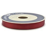 Bordo satīna dāvanu lente 15mm plata, 50m/rullī