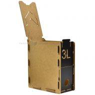 Wooden box for bag-in-box 205x105x240mm 3L