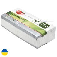 3-layered white napkin Ruta Professional 33x33cm, 250pcs/pack