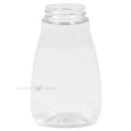 Oval PET bottle 180ml / 0,18L diameter 38mm