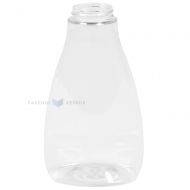 Oval PET bottle 425ml / 0,425L diameter 38mm