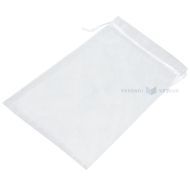 White organza bag with string 20x30cm, 10pcs/pack