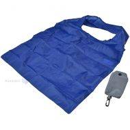 Zils salokāms maiss ar mazāku reflektējošu somiņu 45x65cm