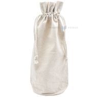 Cotton bag with string for bottle diam. 10cm height 30cm