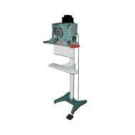 Bi-active impulse foot sealer with two welding sides 450mm