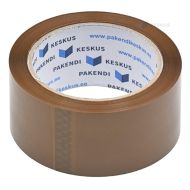 Brūna pakošanas līmlente ar zema trokšņa efektu 48mm platumā akrila, 66m/rullī