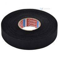 Black textile insulating tape Tesa 51006 19mm wide, 25m/roll