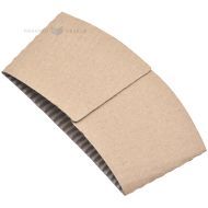 Brown carton coffee cup holder diam. 79,5mm height 55mm for 250ml cup, 50pcs/pack