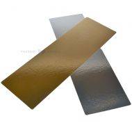 Golden-silver fish tray 175x550mm, 25pcs/pack