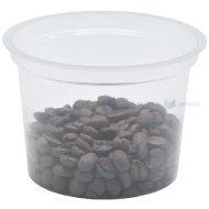 Transparent food cup without lid PP 250ml diam. 95mm, 50pcs/pack