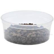Transparent reusable food cup without lid PP 350ml diam. 125mm, 50pcs/pack